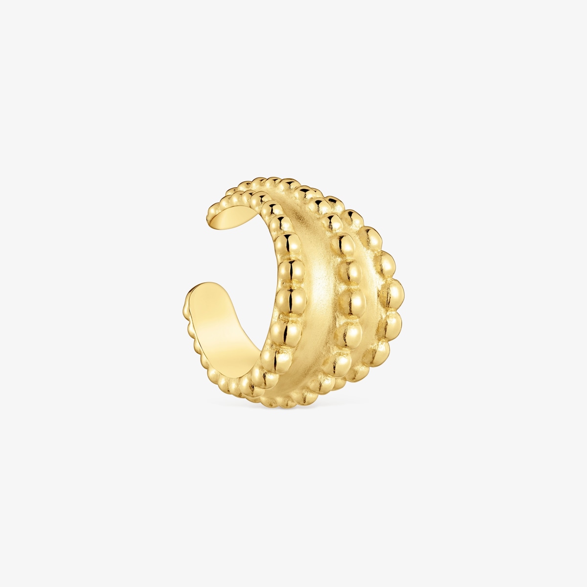 Tous - Earcuff Banhado A Ouro De 18 K Sobre Prata Tous Grain - Golden
