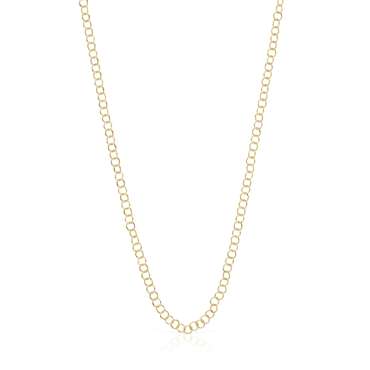 Tous - Colar Curto Argolas Em Ouro 50 Cm Tous Basics - Golden
