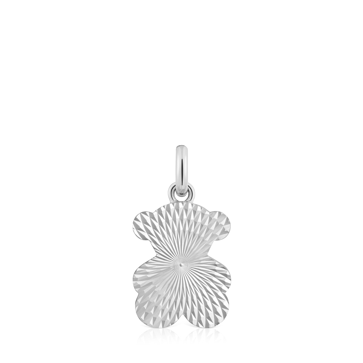 Tous - Pingente Urso Texturizado Em Prata Sweet Dolls - Silver