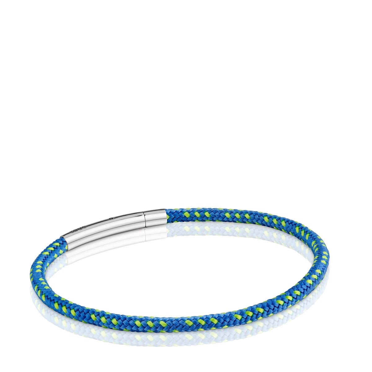Tous - Pulseira Com Cordão Azul E Aço Tous Basics - Blue