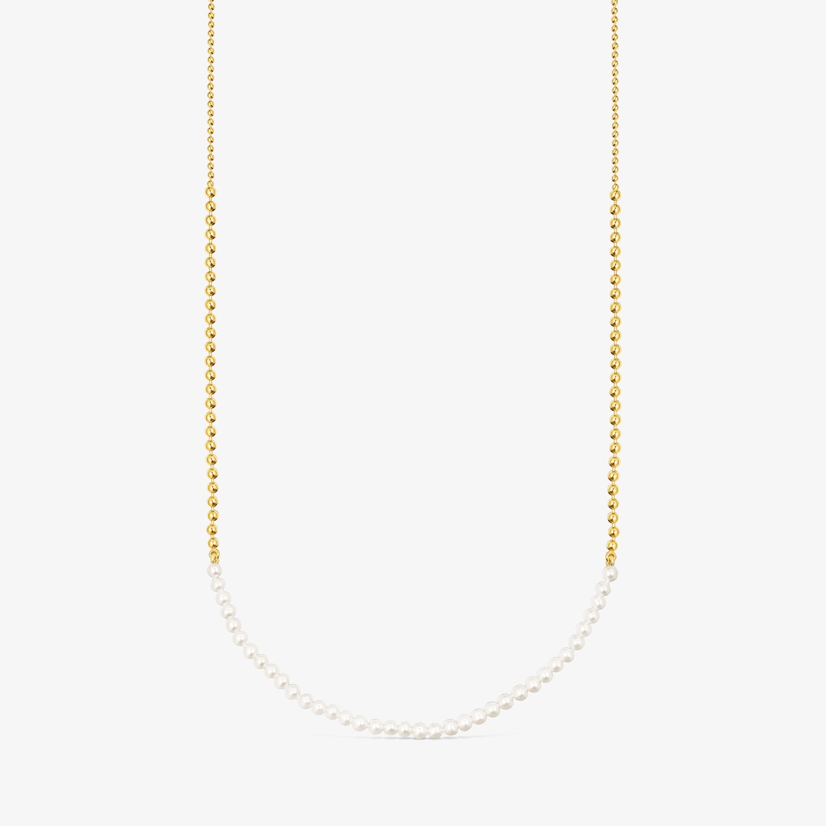 Tous - Gargantilha Gloss Em Prata Vermeil E Pérolas - Golden