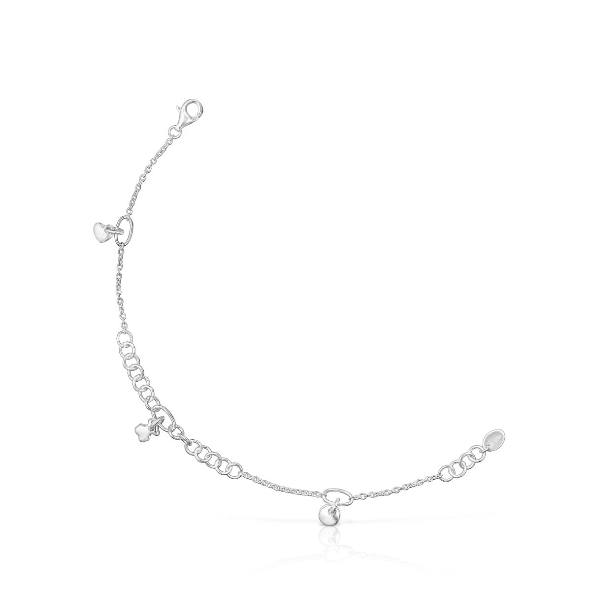 Tous - Pulseira Motivos Luah Em Prata - Silver