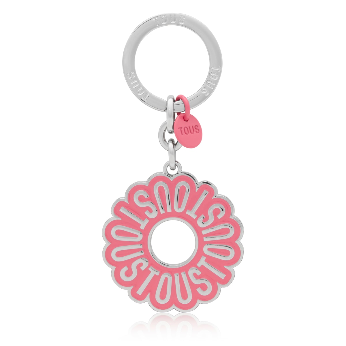 Tous - Porta-Chaves Rosa Tous Circle Logo - Pink