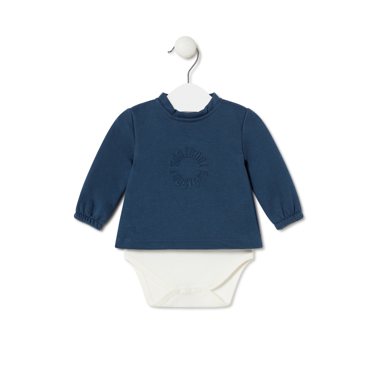 Tous - Baby Bodysuit With T-Shirt In Trend Navy -
