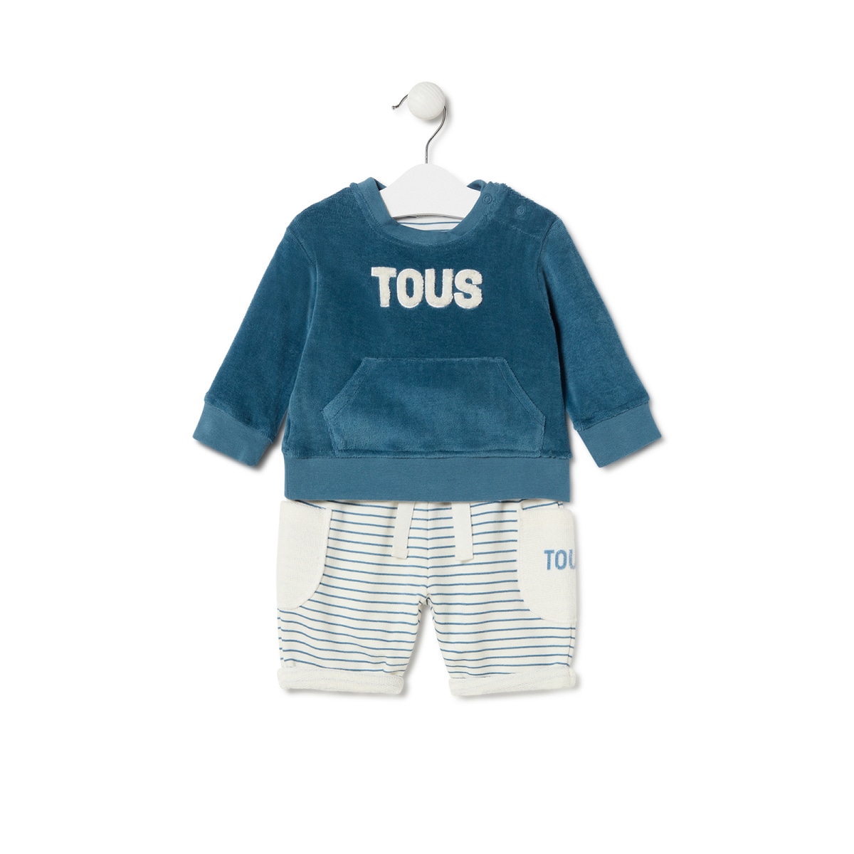 Tous - Baby Outfit In Classic Blue -