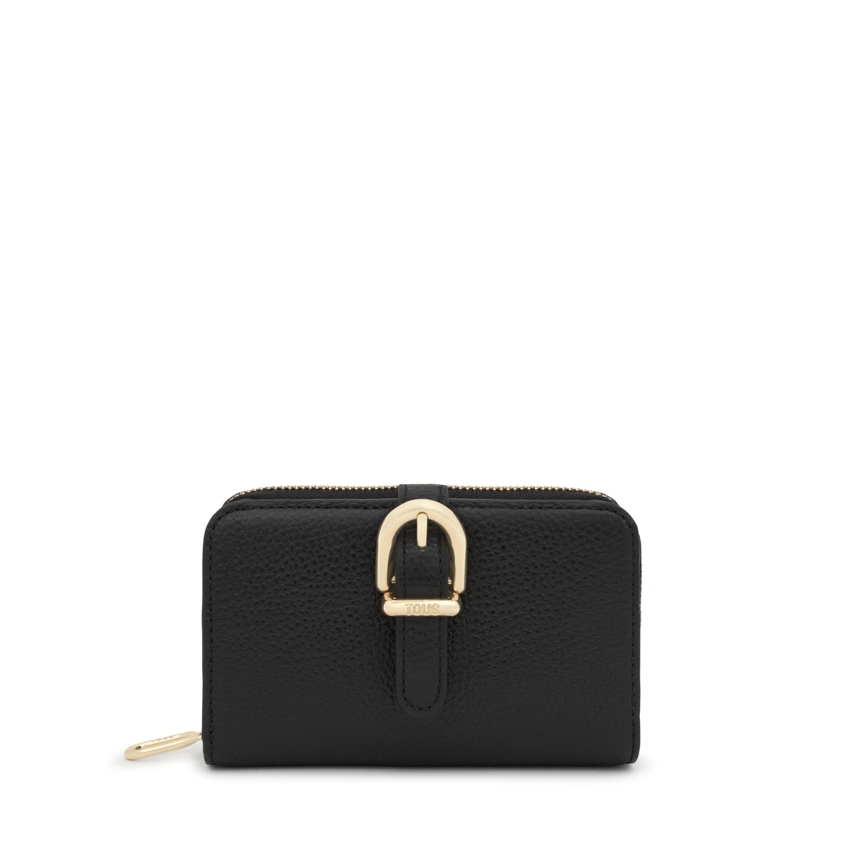 Tous - Billetera De Piel Negra Tous Buckles - Negro