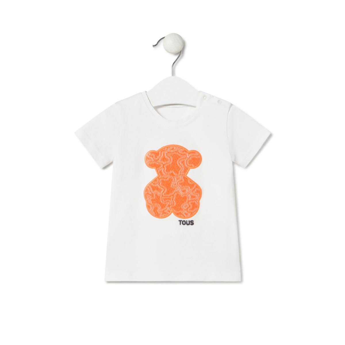 Tous - Camisola De Praia De Menina Mkaos Cor-De-Laranja - Orange