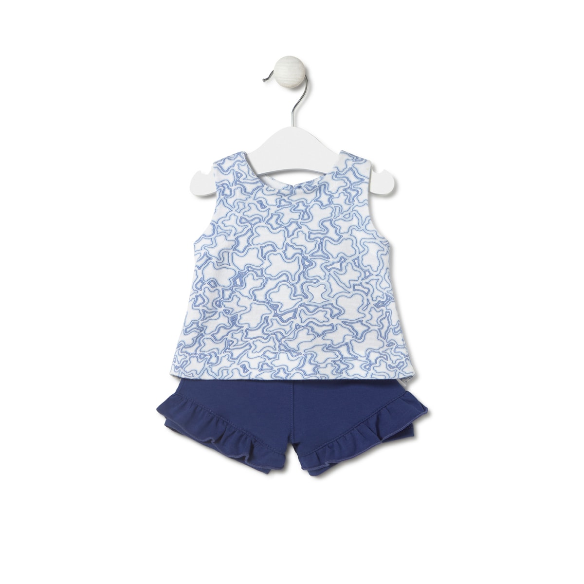 Tous - Conjunto De Menina Kaos Azul - Blue