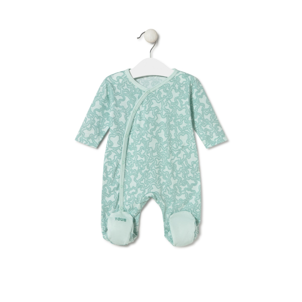 Tous - Baby Playsuit In Kaosp Mist - Grau