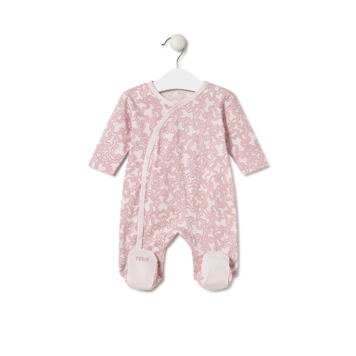 Tous - Baby Playsuit In Kaosp Pink - Rose