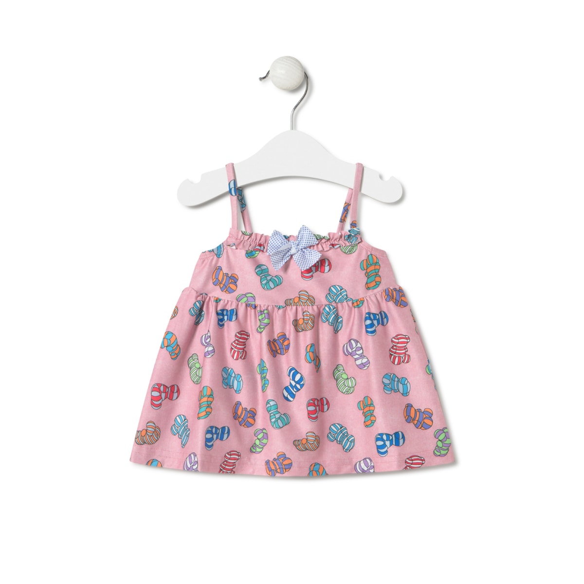 Tous - Vestido De Alças De Menina Candy Cor-De-Rosa - Pink