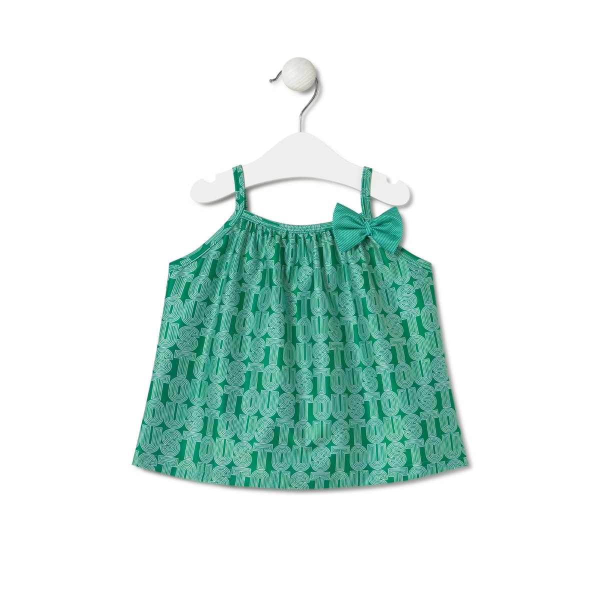 Tous - Vestido De Alças De Menina Line Verde - Green