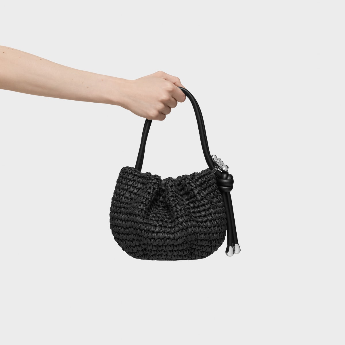 Tous - Bombonera Negra De Rafia Tous Daisy - Black