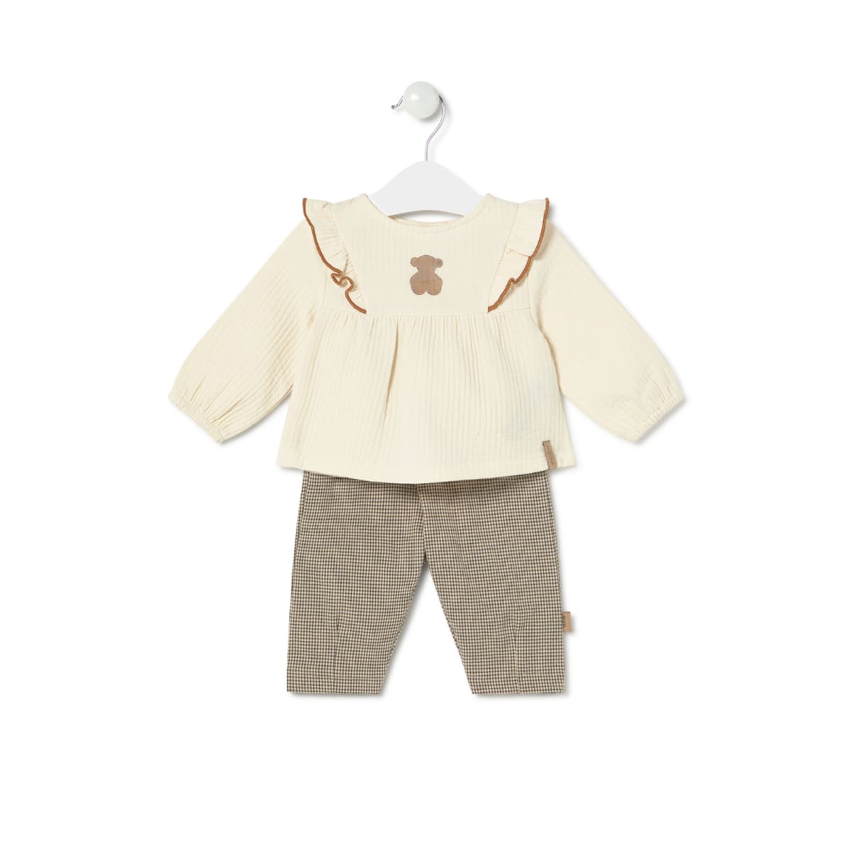 Tous - Conjunto De Niña Brown Crudo -