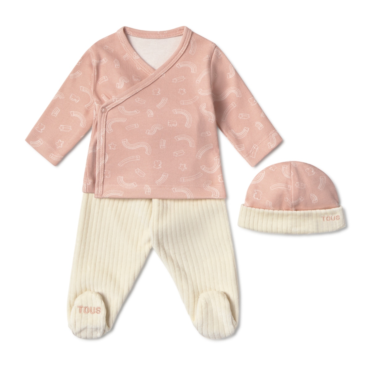 Newborn Baby Set In Arc Pink - Tous