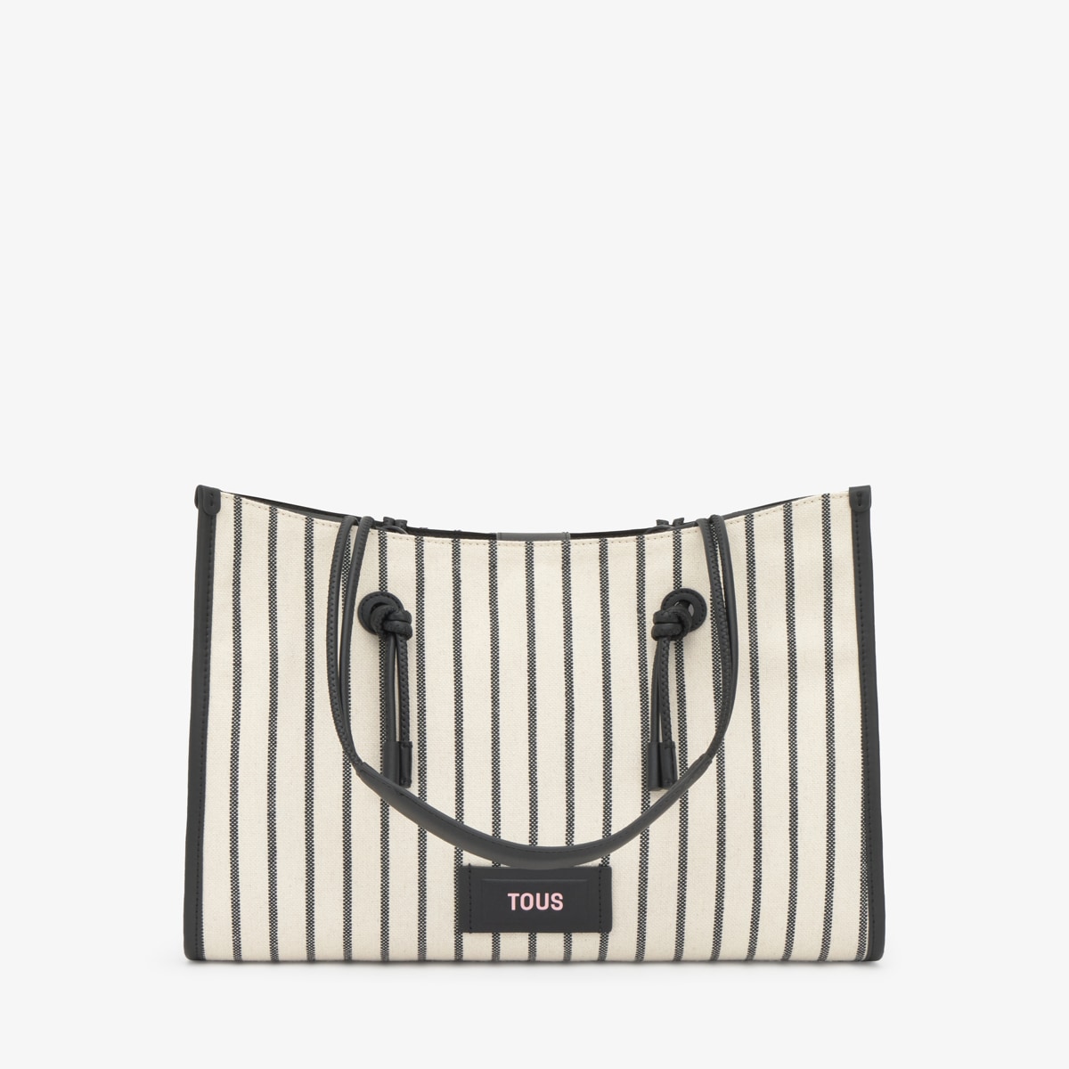Tous - Shopper Grande Em Jacquard Preto Tous Summer Holidays - Black