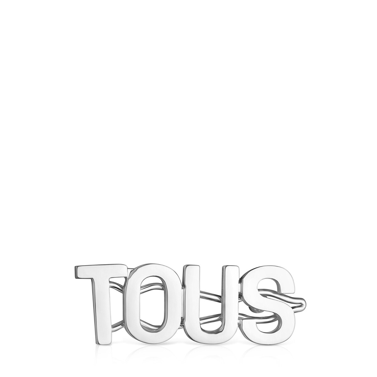 Tous - Gancho Em Aço Logo - Silver