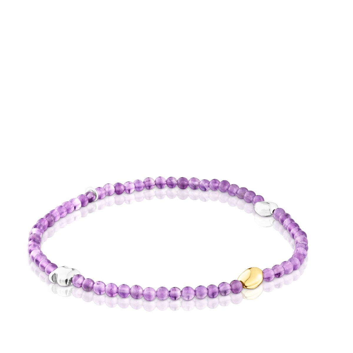 Tous - Pulseira Em Prata Vermeil E Ametista Tous Joy Bits - Silver