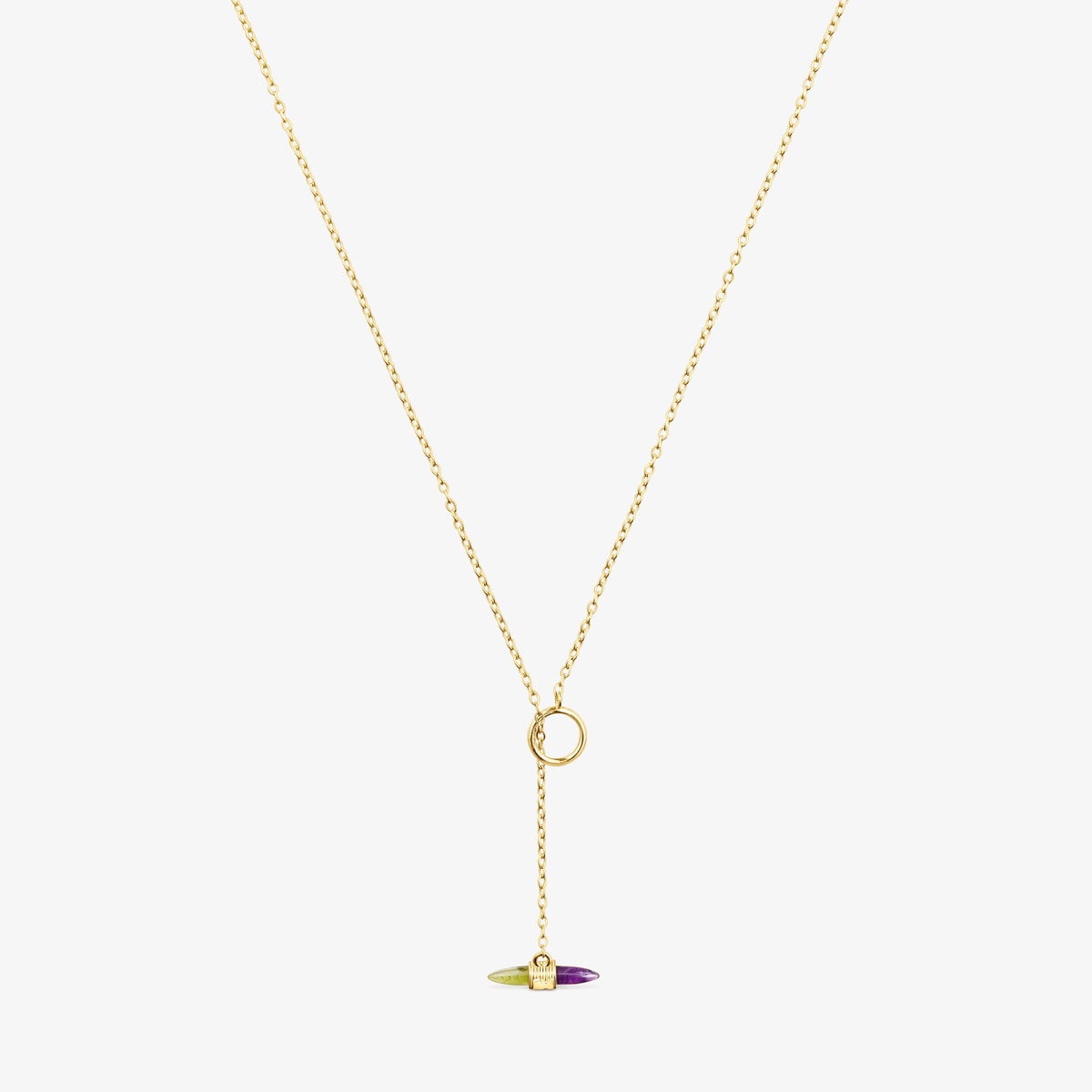 Tous - Colar Lure Em Ouro E Pedras Preciosas - Golden