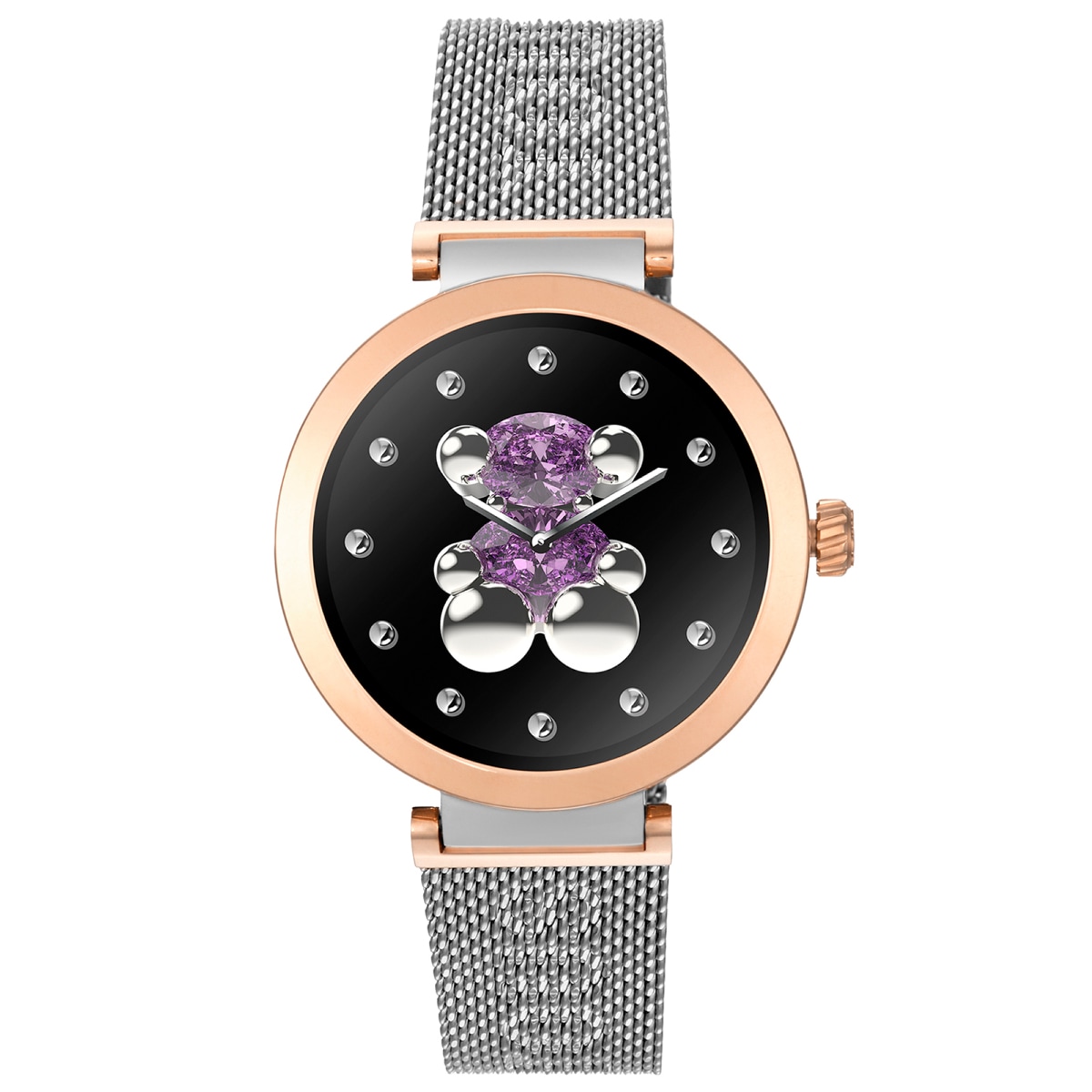 Tous Mujer Único - Reloj Smartwatch Con Brazalete De Acero Y Acero Rosado S-Connect