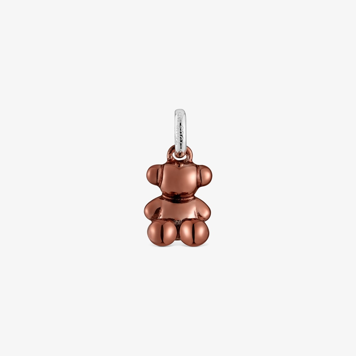 Tous - Pingente Urso Pequeno Em Aço Na Cor Rosa Acobreado Bold Bear - Pink