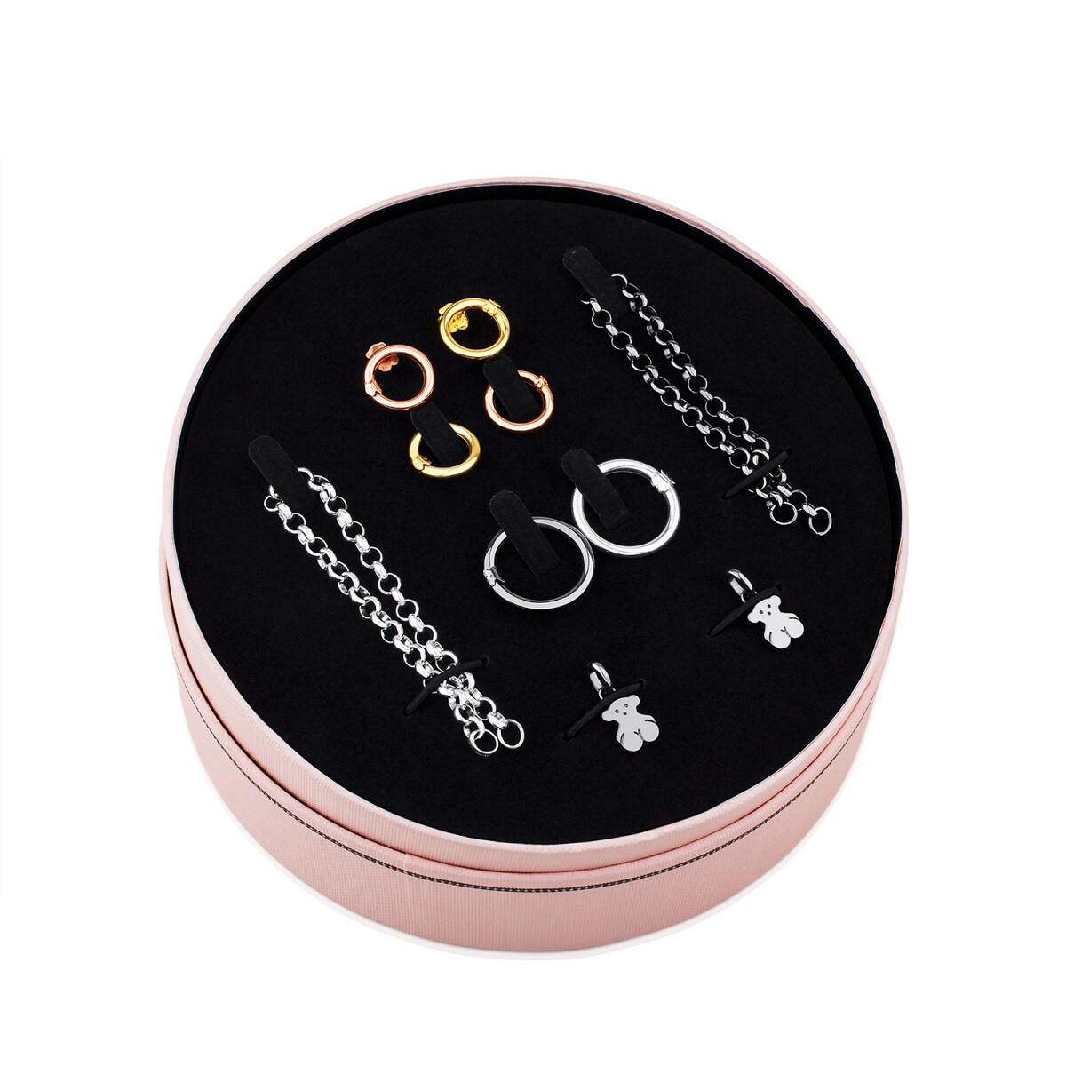 Tous - Pack Hold Em Prata, Prata Vermeil, Prata Vermeil Rosa E Prata Dark Silver - Silver