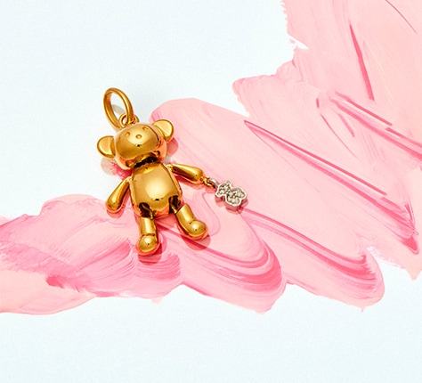 Teddy Bear Diamond Bracelet | Enamel Collection | BambiniJO