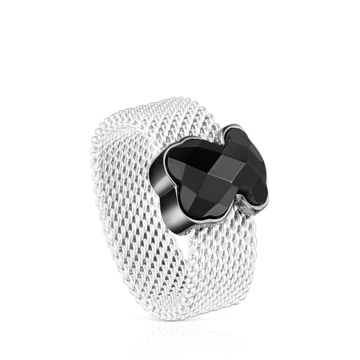 Mesh Color Black Friday Collection Ring with Onyx
