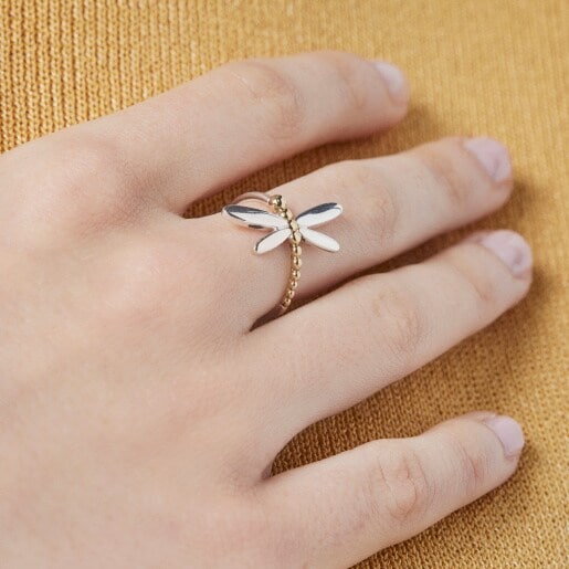 Bague Real Mix Bera en Argent et Or Vermeil