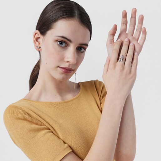 Bague Real Mix Bera en Argent et Or Vermeil