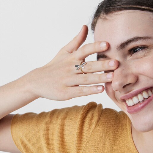 Bague Real Mix Bera en Argent et Or Vermeil