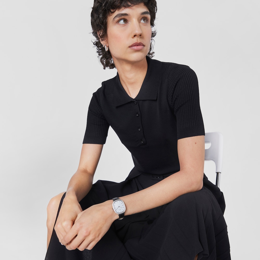 Tous Heritage - Zegarek ze sk&oacute;ry i stali szlachetnej z diamentami - Limitowana edycja