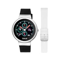 Steel Rond Touch activity Watch with interchangeable Silicone strap