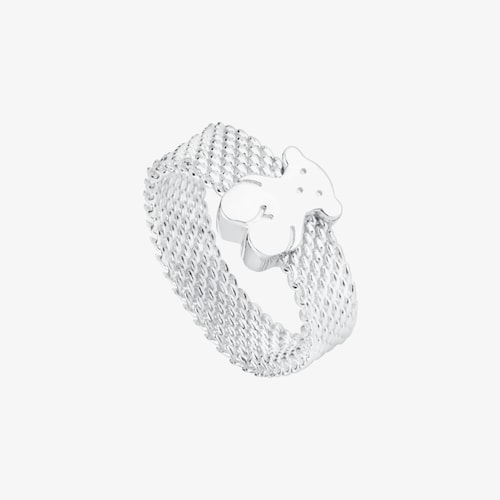 Silver Mesh Ring
