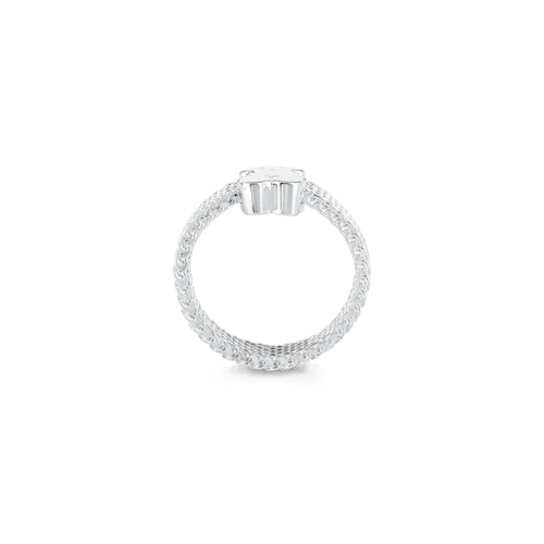 Silver TOUS Mesh Ring