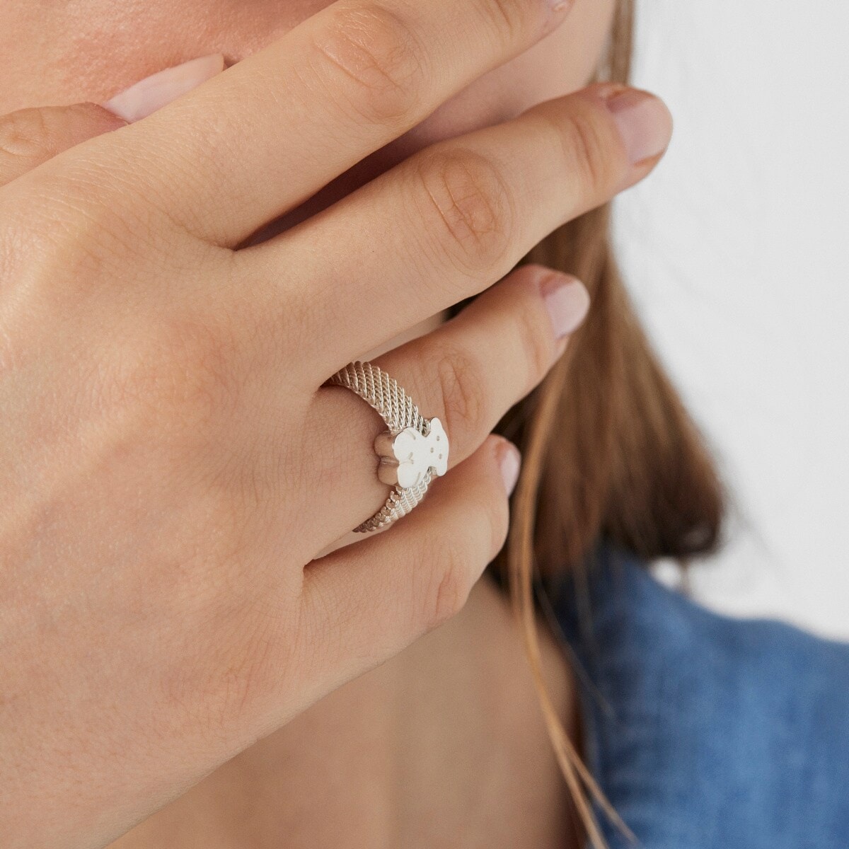 Anillo Mesh de Plata image number 6