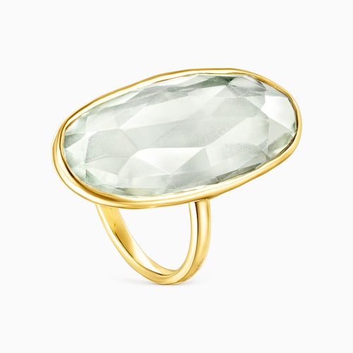 Bague Luz en Or avec Prasiolite