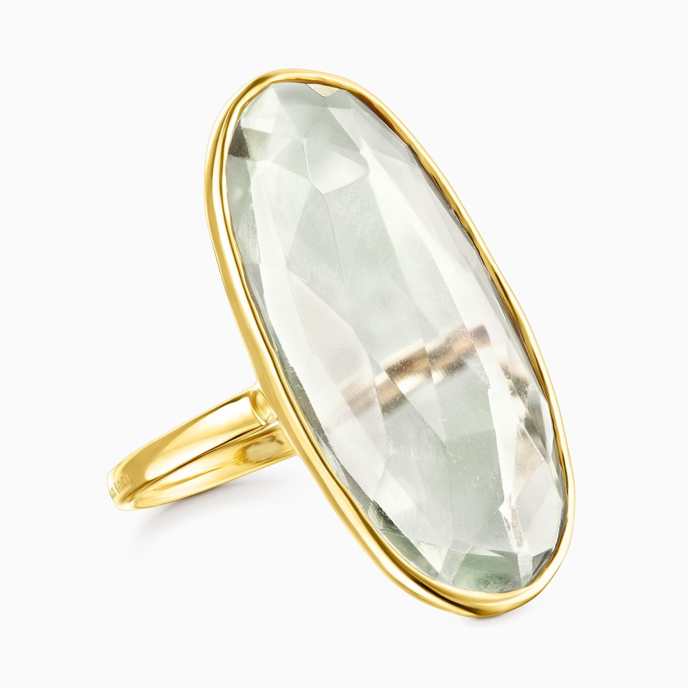 Bague Luz en Or avec Prasiolite