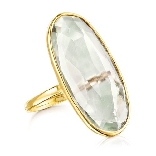 Bague Luz en Or avec Prasiolite