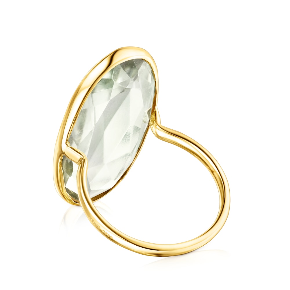 Bague Luz en Or avec Prasiolite