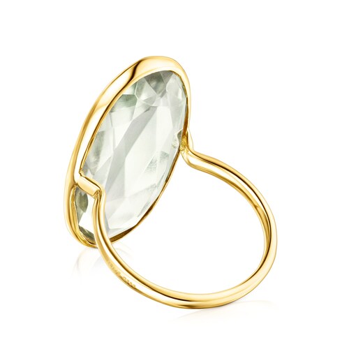 Bague Luz en Or avec Prasiolite