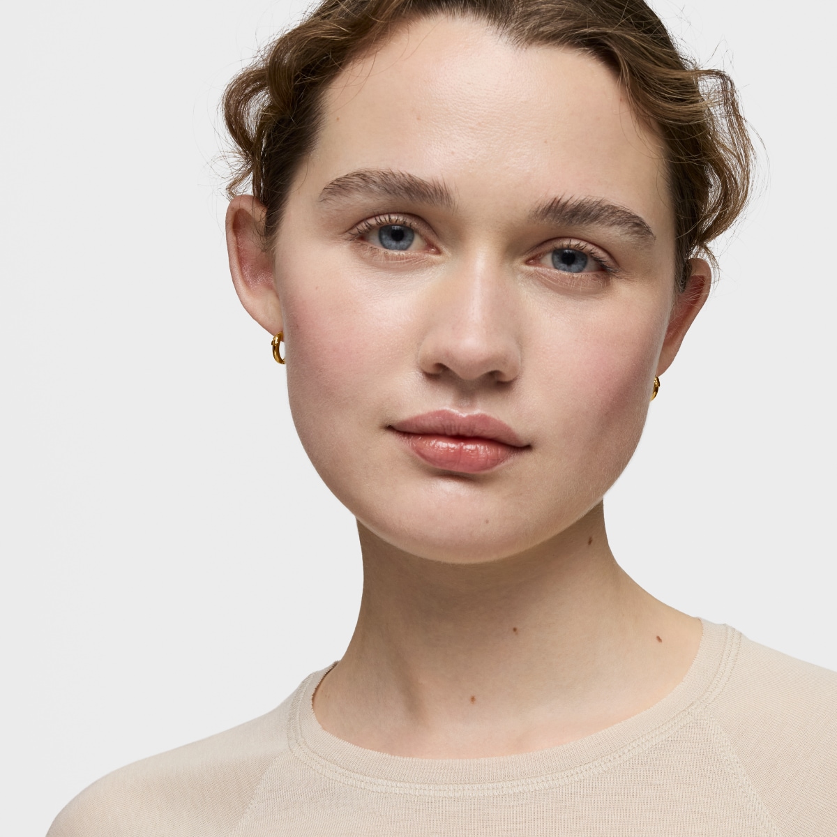 Silver vermeil TOUS Basics Hoop earrings with bear