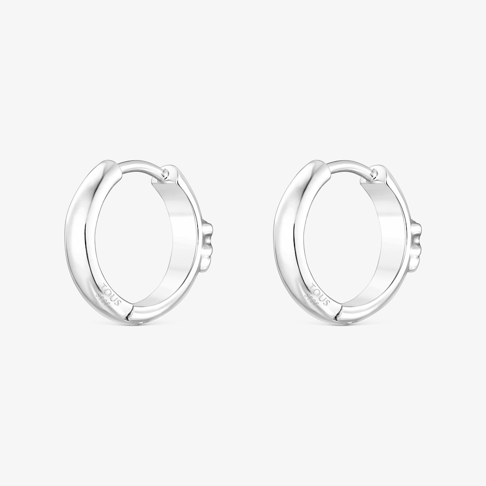 Pendientes aro oso de plata TOUS Basics