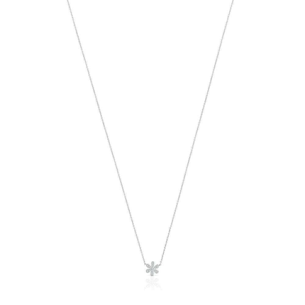 Colar Blume em Ouro branco e Diamantes