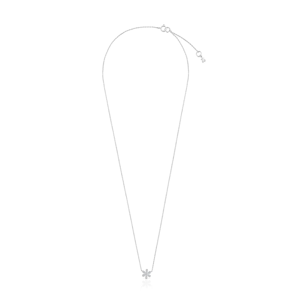 Colar Blume em Ouro branco e Diamantes