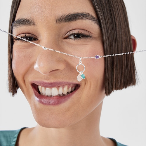 Colar Cool Color em Prata e Pedras Preciosas