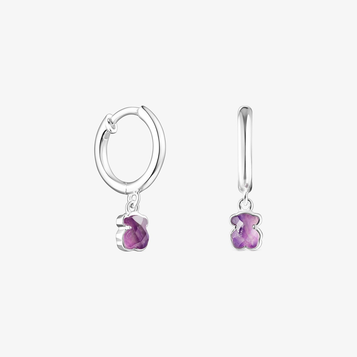 Tous - Pendientes De Plata Y Amatista Cool Color - Lila