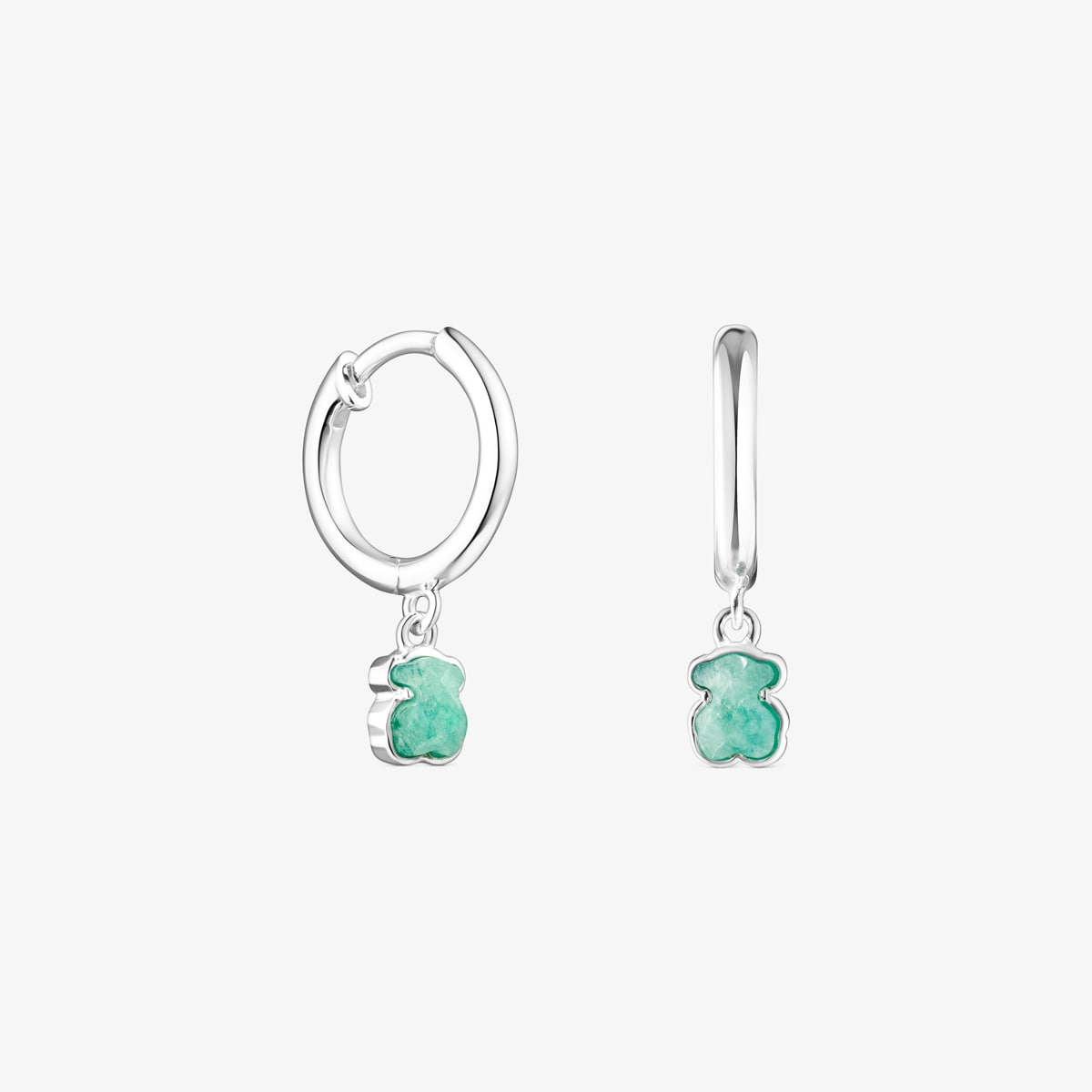 Tous - Pendientes De Plata Y Amazonita Cool Color - Verde