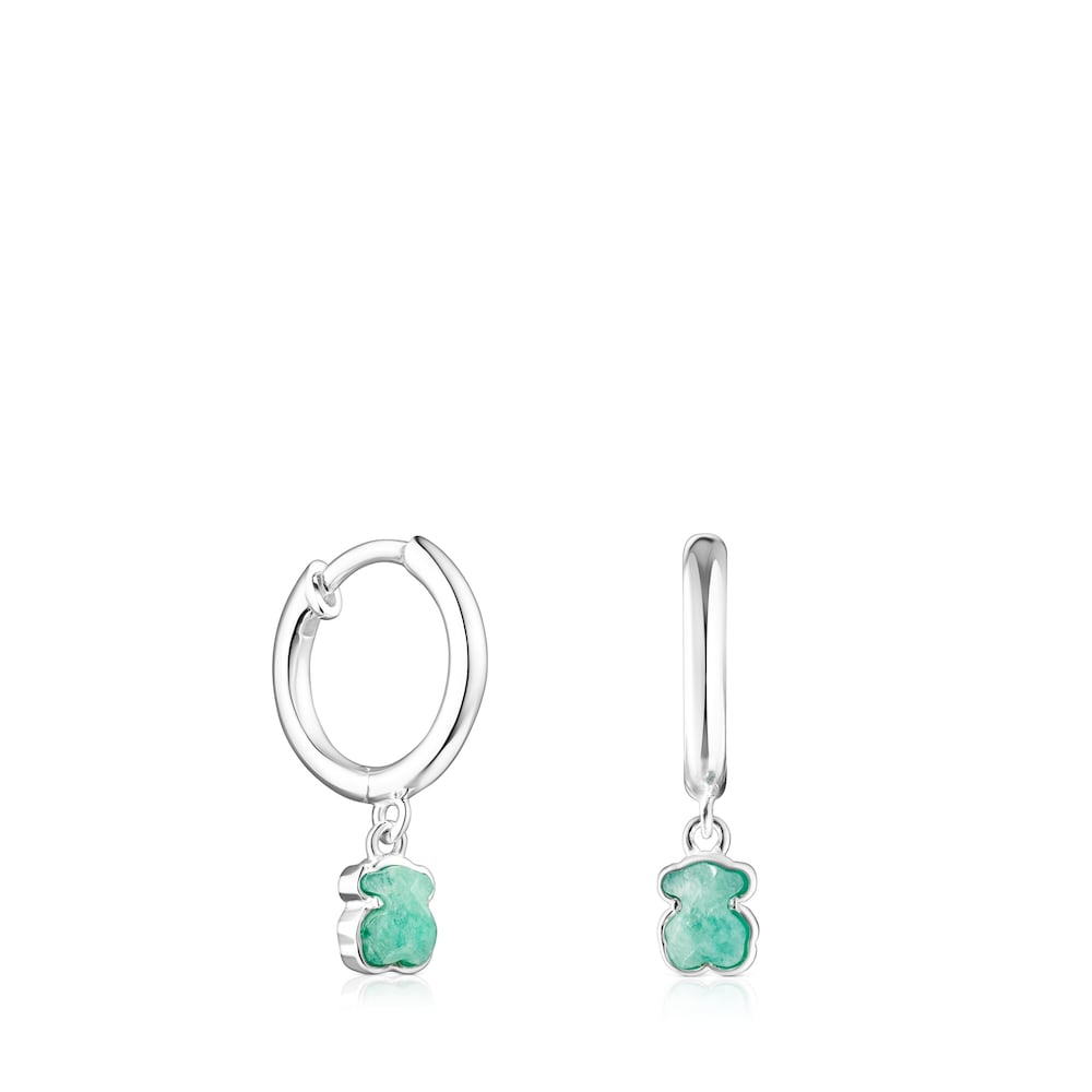 Pendientes de plata y amazonita Cool Color