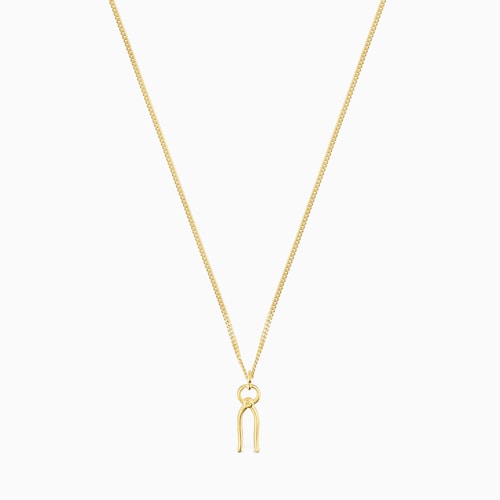 Colar Job tenaz em Prata Vermeil